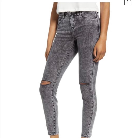 The Great Jones Acid Wash Ripped Skinny Jeans - 31 - Picture 4 of 5